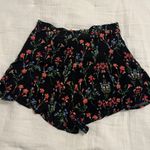 Etiquette Boutique Floral Black Flowy Shorts Photo 1