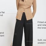 Universal Standard Stephanie Wide Leg Stripe Ponte Pants 27” Black Photo 11