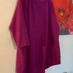 H by Halston  3x Maroon Purple Crew neck Top Shirt Cotton Blend Photo 3