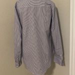 A New Day Striped Button Down with Flower Shirt Photo 4