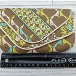 Vera Bradley Wristlet Clutch Wallet Magnetic Closure Mini Purse Green Blue Birds Photo 9