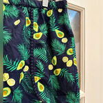 Tabitha Webb  Sleepwear Intimates Sleep Shorts Avocado Print Fringe Size Large L Photo 2