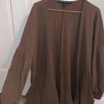 Boutique Brown Cardigan Size L Photo 0