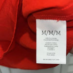 CAbi NWT Aurora blouse ruched sleeves red v neck medium red holiday top new Photo 4