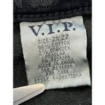 V.I.P. Jeans Women's Jean Shorts‎ Black Size 21/22 Distressed High Rise Photo 3