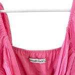 Abercrombie & Fitch Angel Sleeve Smocked Waist Pink Mini Dress Photo 3