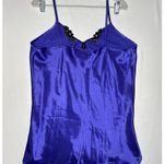 Vintage 90's Lingerie California Dynasty purple Chemise nightgown size large Photo 5