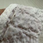 ZARA  White Textured V-Neck Bodysuit with Gold Rings Photo 9