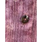 Pilcro Anthropologie Women's Shrunken Sequin Button Down Blouse Size Small Pink Photo 4