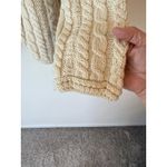 Blarney Woolen Mills Cable Knit Pullover Sweater Merino Wool Cream Women's XL Photo 2