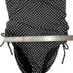 Newport News Black and White Polka Dot One Piece Bathingsuit Photo 5