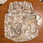 Carolina belle Boho Chic Paisley Ruffle Blouse Photo 1