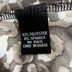 Rafaella  Leopard Print Twist Front V Neck‎ Stretch Blouse Top Photo 6