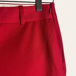 J.Crew  Winnie Crimson Red Scalloped Hem Ankle Trouser Pants Size 2 Photo 2