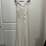 Mac Duggal Ieena For White Off the Shoulder Gown Size 10 US $358 Photo 3