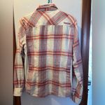 Marmot  Orange Red Stripe M Button Up Photo 4