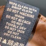 Dollhouse NWT  Split Leg Brown Vegan Leather Button Front High Rise Flare Pants Photo 6