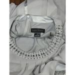 Jessica Howard NWT  Womens Dress Sz 16 Silver Embellished Neck Lace Overlay Photo 8