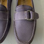 Prada Authentic Women’s Lilac Suede Loafers Size 37.5 Photo 7