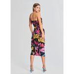 ROCOCO SAND Chris Midi Dress in Multi Small New Womens Floral Cocktail Black Photo 14