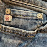 AG Adriano Goldschmied Women's The Stilt Distressed Jeans Size 25 Blue Denim Photo 10