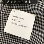 FOCUS 2000 Womens Skirt Size 10Petite Black & White Fish Tail Style New Photo 3