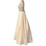 Mac Duggal Candlight Embellished Wedding Prom Gala Formal Classic Gown Size 10 Photo 4