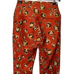 Carbon 38 Womens Printed High Rise 7/8 Legging Orange Animal Camo Size Small Photo 5