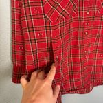Xirena Women's Sierra Red Stone Plaid Flannel Sz XS Casual Snap Button Preppy Photo 5