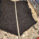 Laurence Kazar  v cut shirt 1980’s Vintage Embellished Beaded silk Zip Blouse Photo 8