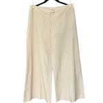 Moschino  Cheap & Chic Khaki Wide-Leg Crop Flare Pants, Size US 10 Photo 5