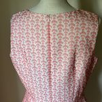 David Meister  White and Orange Lined Dress Size 12 Photo 6