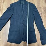 BCBGMAXAZRIA  Striped Executive Martine Blazer Womens Size XXS Single Button Photo 12