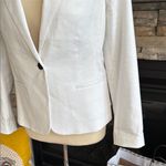 Banana Republic  Crisp White Suit Jacket Photo 4