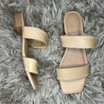 Joie  Chiara neutral nude double strap square toe sandal women’s shoe size 8.5 Photo 0