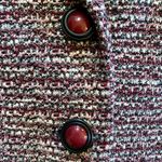 Chinese Laundry Vintage Pink Striped Knit Blazer Womens XSmall Photo 4