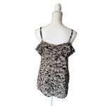 CAbi  Sleeveless Blouse Womens Size XS Abstract Animal Print Modern Chic Photo 1