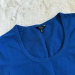 Talula Aritzia  Scoop Neck Crop Top Tee XS - Blue Photo 2