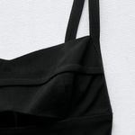 ZARA dress little black balloon cut out fitted bodycon evening cocktail party Photo 11