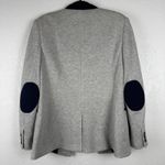 Tommy Hilfiger  Elbow Patch Open Blazer Jacket Grey Knit Classic Minimalist Photo 1