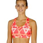 Adidas Coral Climalite Techfit Athletic Bra Size Medium Photo 1