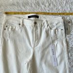 Liverpool  Women's Kennedy Crop Straight Jeans in bone white bite size 10/30 Photo 6