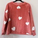 Loft  Heart Faux Fur Sweatshirt Size XS EUC Photo 0