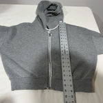 Forever 21 Woman’s  Large Gray Cropped Hoodie Photo 7