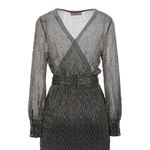 NWT Sparkly Mini Dress Sz 2 Black Photo 1