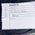 J.Jill Tunic Top Large Black Pima Cotton Photo 11