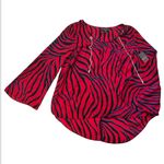 Bold Elements  Animal Print Top w/ Bell Sleeves Photo 1