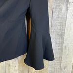 ZARA  Woman USA Small lined Open Front Jacket with Faux Pockets & Bell Sleeves Photo 4