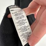 Fifteen Twenty  Black Cotton Blend Cold Shoulder Zip Sleeve Sweater Dress Medium Photo 7