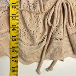 Urban Romantics  Womens Eyelet Milkmaid Top Size M Cropped Puffed Sleeve Cottage Photo 4